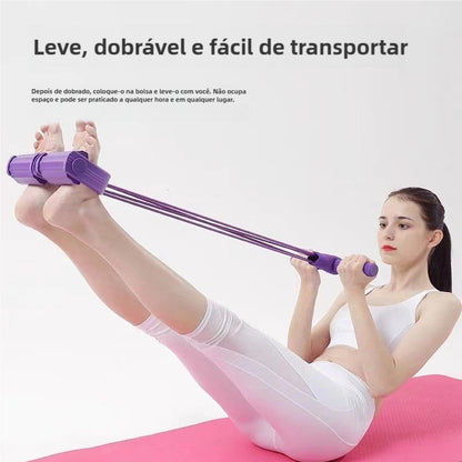 Elástico de Treino Caseiro - Alleamento - 250+ Variações de Treinos - Fácil de usar