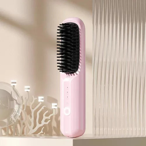 Escova portátil sem fio InnovaGlow - Facilita seu penteado