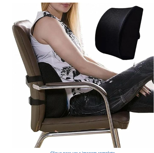 Encosto Lombar OrthoSupport – Conforto para Coluna