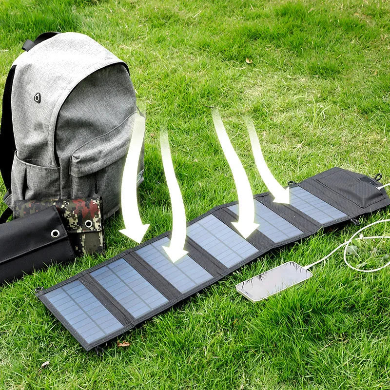 Placa Solar Portátil 500W - SolarFlex - Deixe sua vida mais simples!