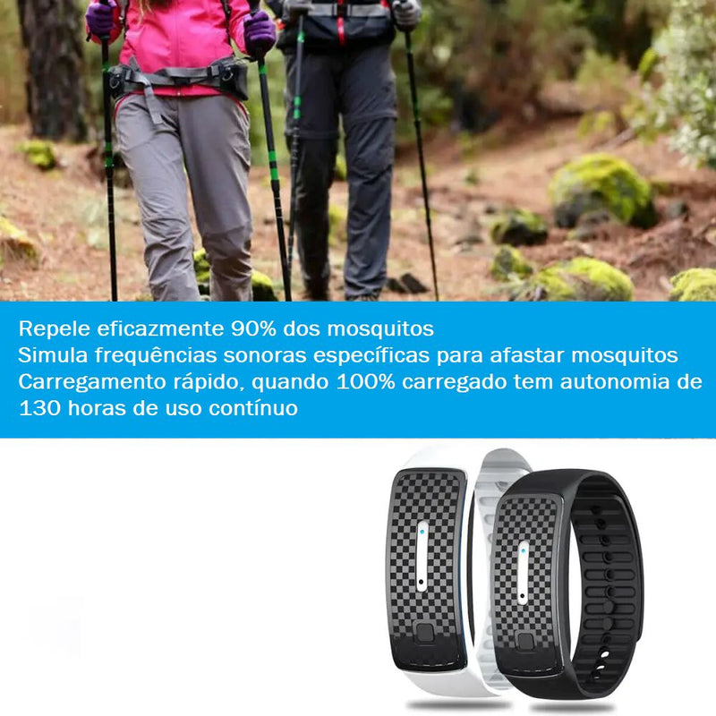 Pulseira Ultrassônica Repelente de Insetos - Protetor de insetos M30 - Leia em paz!