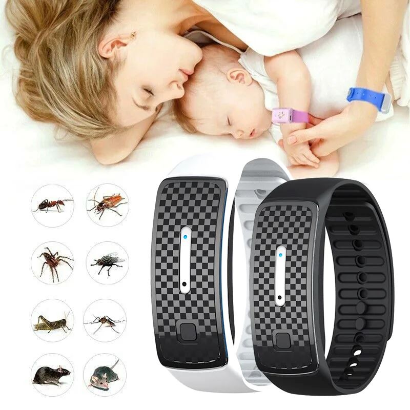 Pulseira Ultrassônica Repelente de Insetos - Protetor de insetos M30 - Leia em paz!