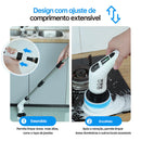 Escova Elétrica Recarregável 9 Em 1 Limpeza  Azzary - Facilite sua limpeza