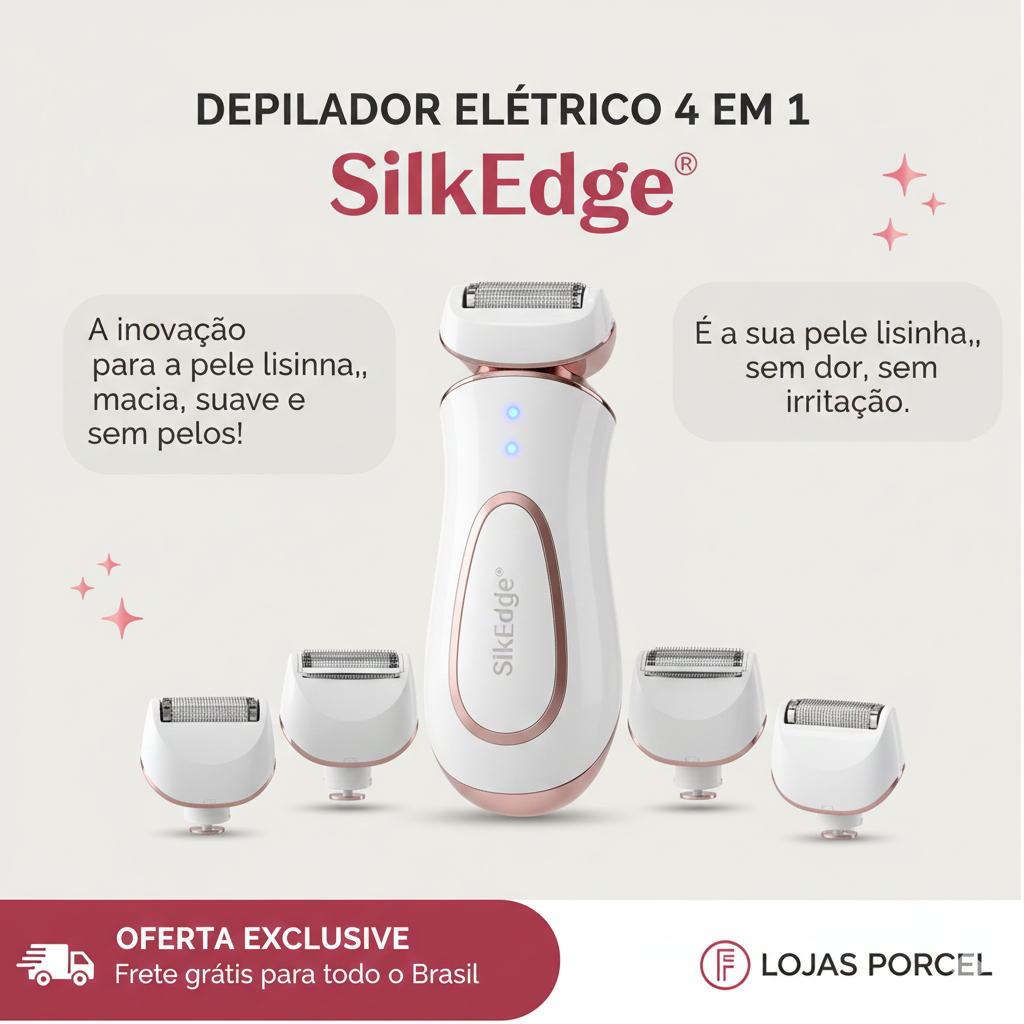 SilkEdge – Depilador Inteligente [Precisão dermatolólogica]